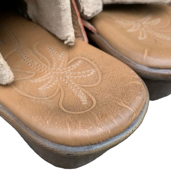 Vintage Born Rue Multicolor Leather Sandals Size 9 - Picture 9 of 14